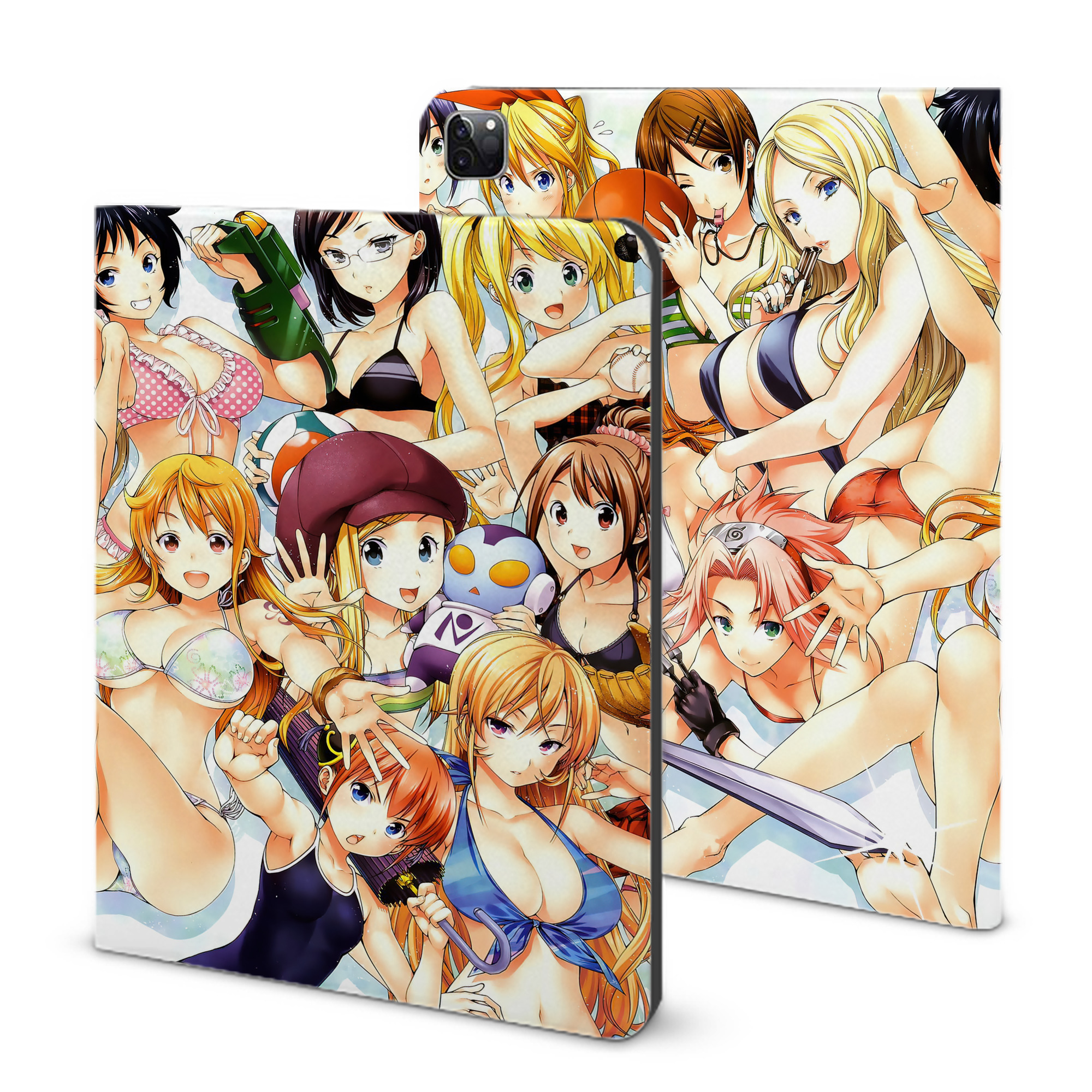 （画像用） ブリーチ BLEACH IPad ケース ブック型 PUレザー TPU 耐衝撃 軽量 薄型 ペン収納なし 全面保護 IPad 各モデル対応